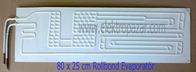 80 x 25 cm Rollbond evaporatr Rolbond evap